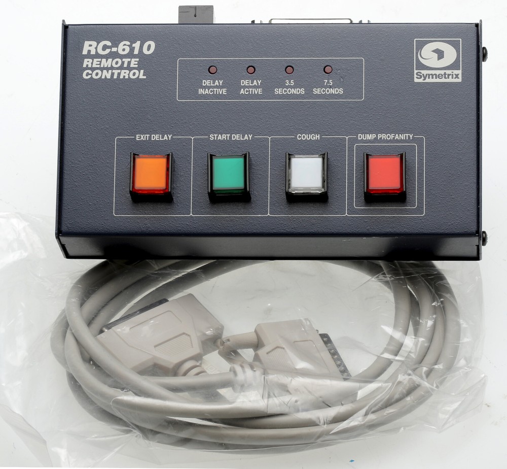 Symetrix Airtools RC-610 Remote Control for 6000 6100 Broadcast Profanity Delay