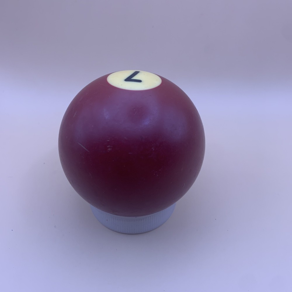 Vintage Replacement Pool Ball Billiards Maroon Solid #7 Ball 2 1/4" Diameter