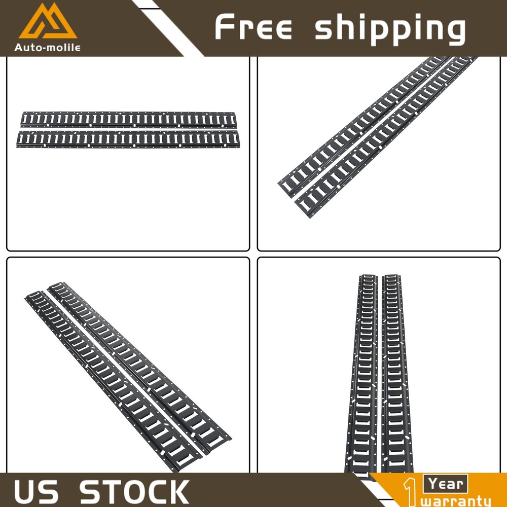 Heavy Loads 30 PCS 5' E Track Tie Down Rail System For Trucks Vans Secure Cargo