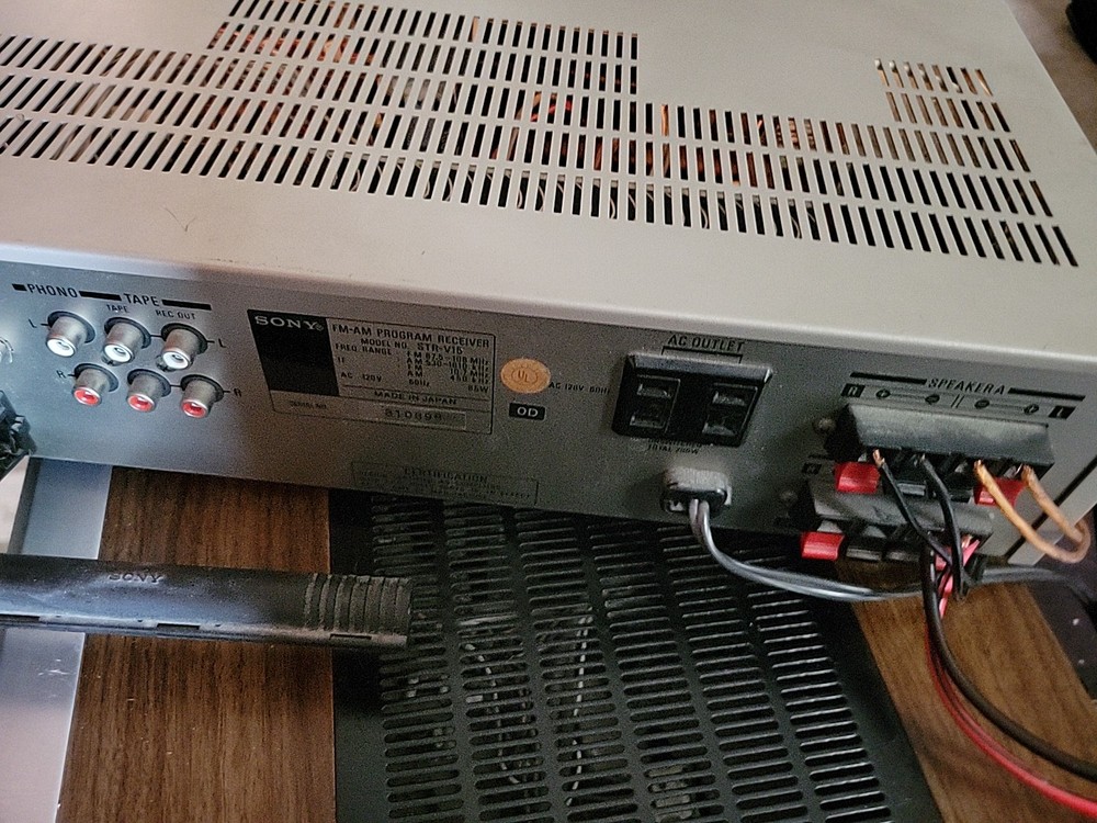 SONY STR-V15 Stereo Receiver Programmable Presets Tested