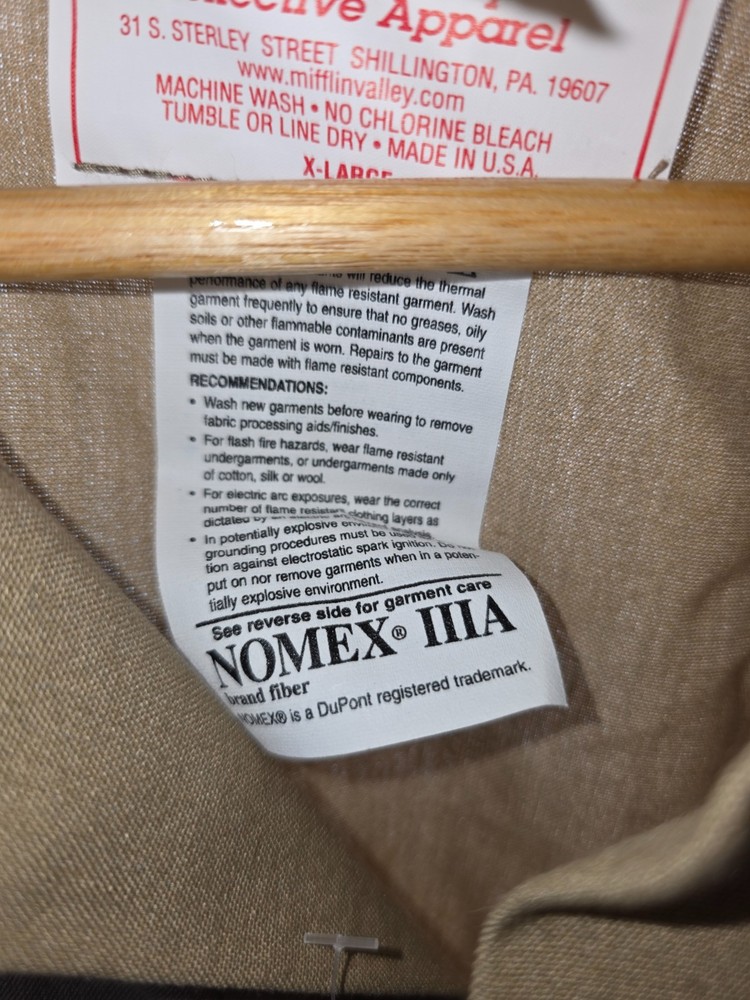 FF Nomex Jumpsuit XL Tan