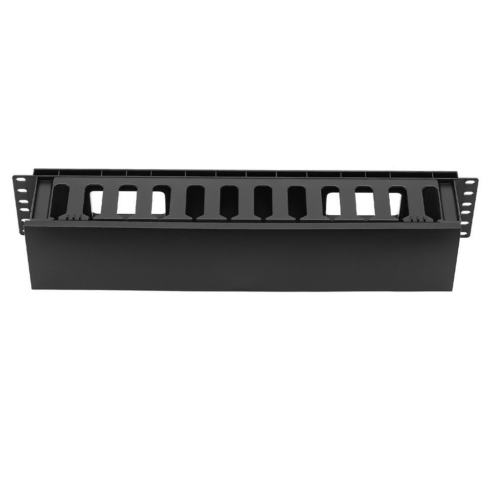 4 Pack Horizontal Rack Mount Cable Management, Cable Organizer, Cable Raceways