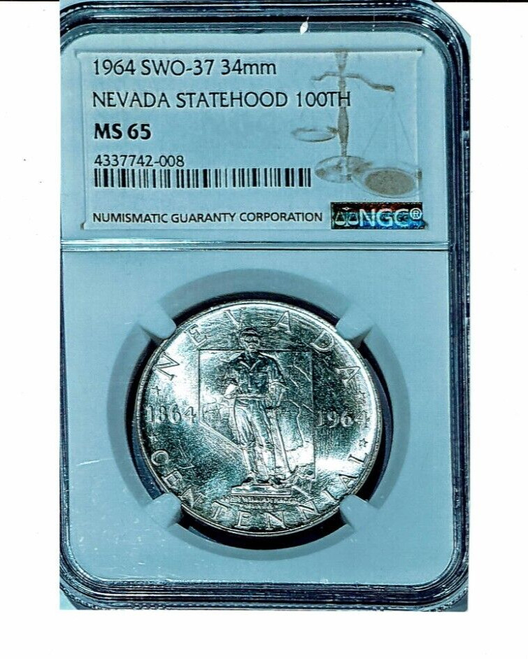 1964 SWO-37 NEVADA STATEHOOD 100 TH