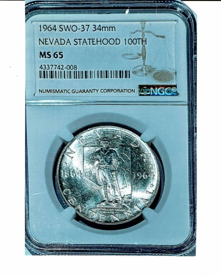 1964 SWO-37 NEVADA STATEHOOD 100 TH