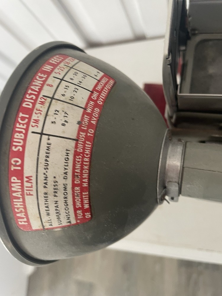 Vintage Antique Anscoflex II Camera with Flash Bulb