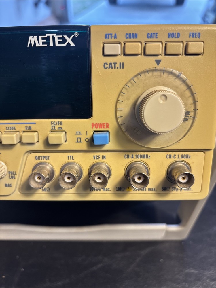Metex MXG-9802 Function Generator With Frequency Counter. With Power Cord