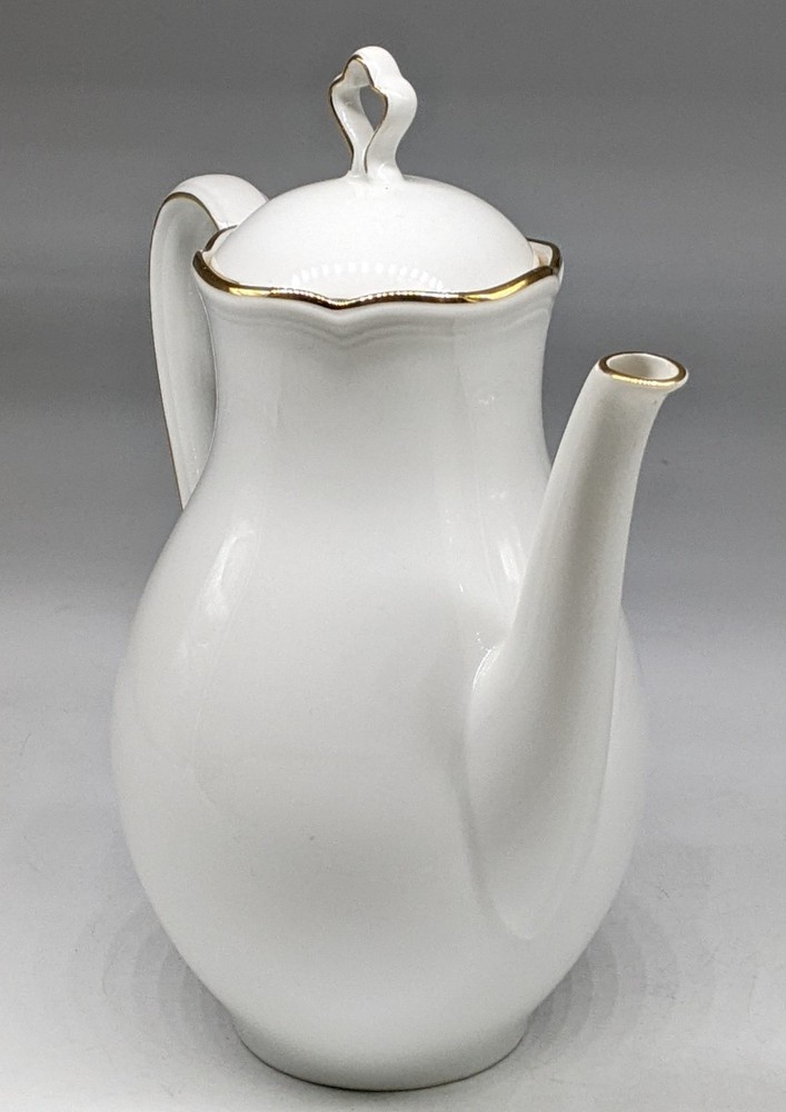 German White Procelain Coffee Pot Seltmann Marie Luise