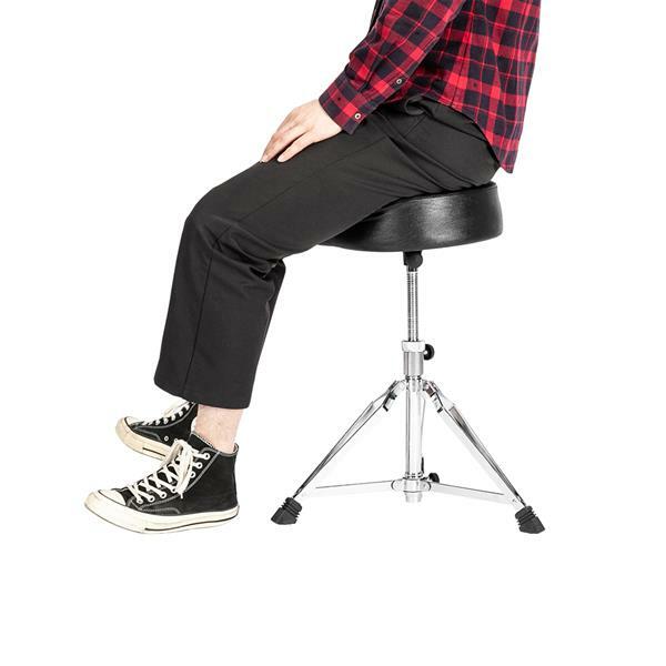 Adjustable Height Drumhocker Drums Stool Guitar Piano Percussion Saddle Seat