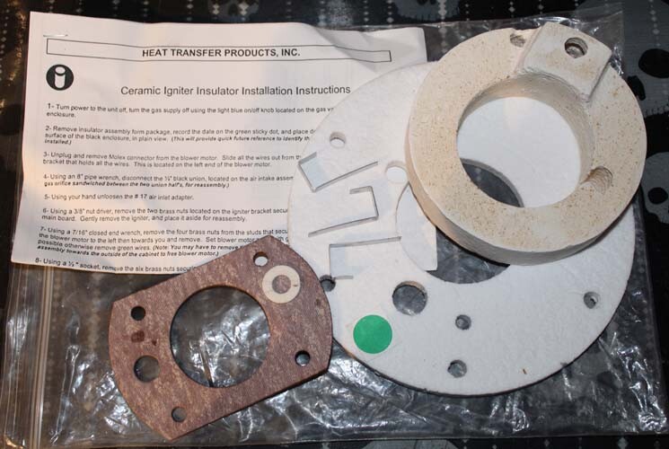 7000-815 Ignitor Insulator Gasket Assembly  ~ Voyager ~ 2003 & Prior ~ New