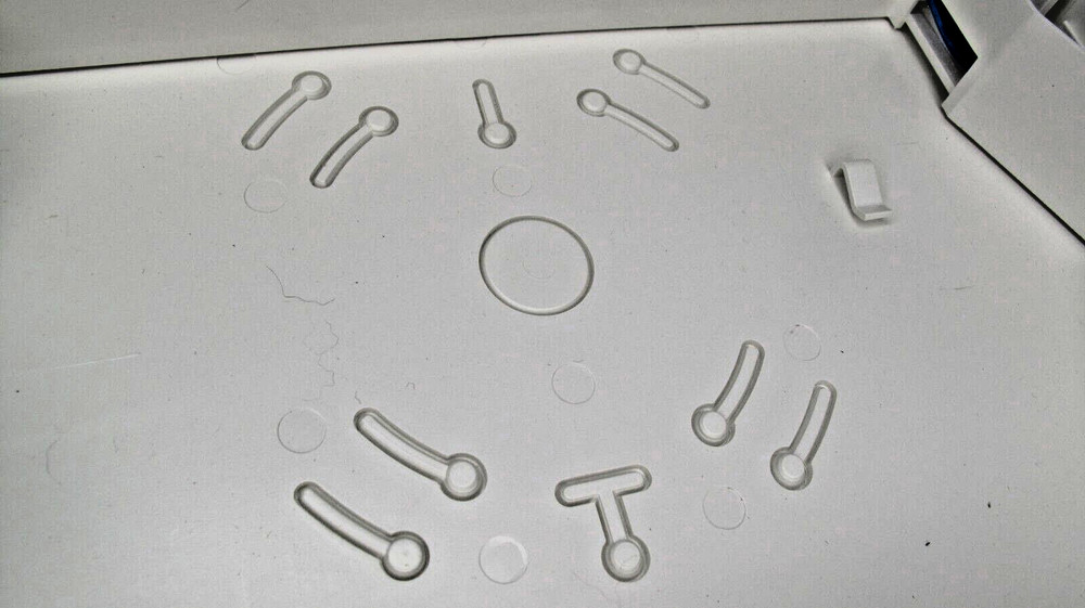 Crescent Universal SP Red LED Exit Light NOS CPRW32E