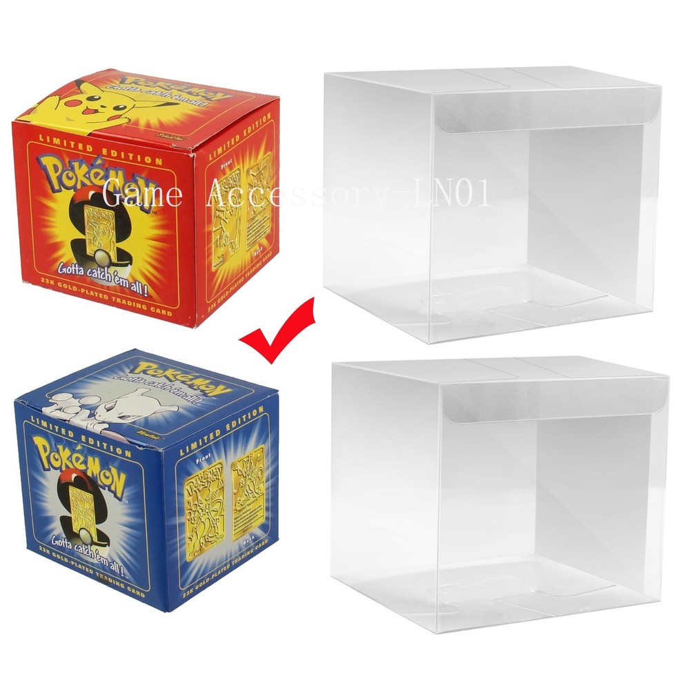 2Pack Protecting Case Display Protector for Pokemon Burger King Collection Box