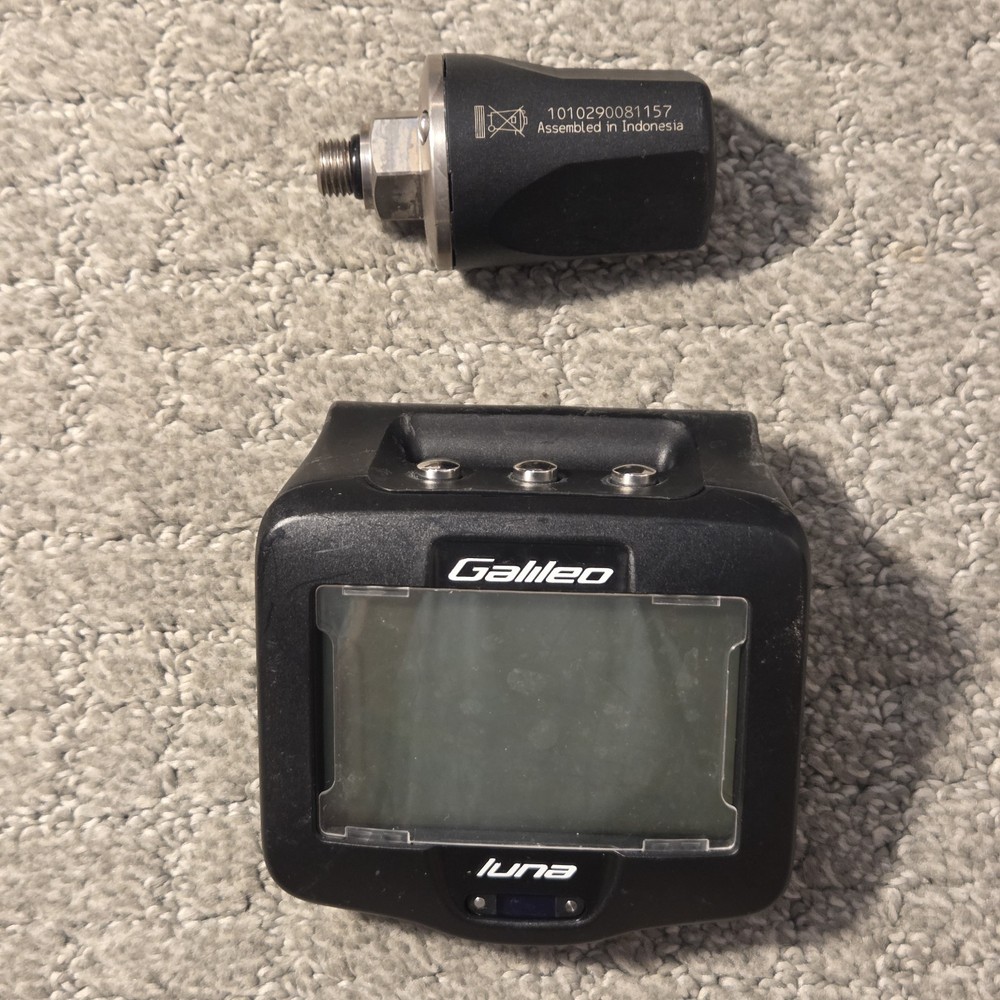 ScubaPro Galileo Luna - Scuba Dive Computer with Transmitter - Tested & Working