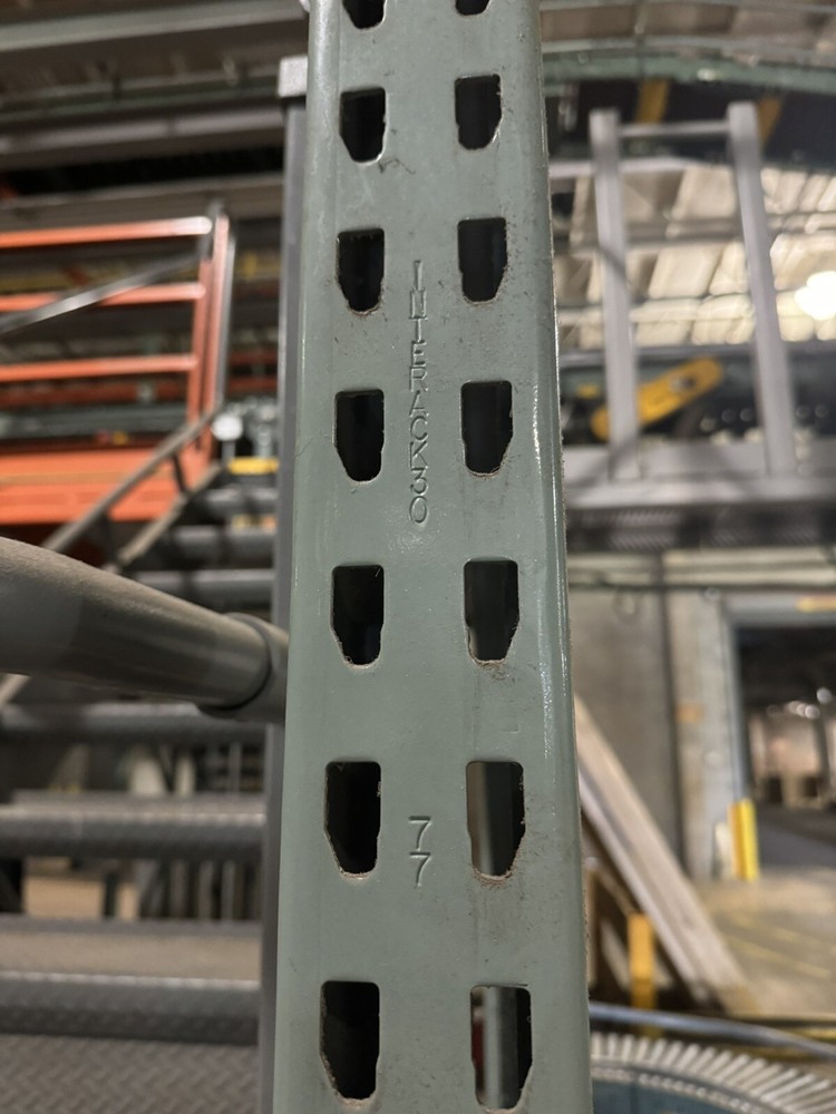 Interlake 21’ X 42” Teardrop Style Pallet Racking Bundle 2 Uprights / 6 Beams