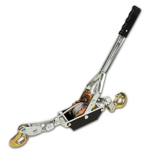 LLCC Come Along Winch, 2-Ton (4,400 Lbs) Pulling Capacity, Heavy Duty 2 Ton