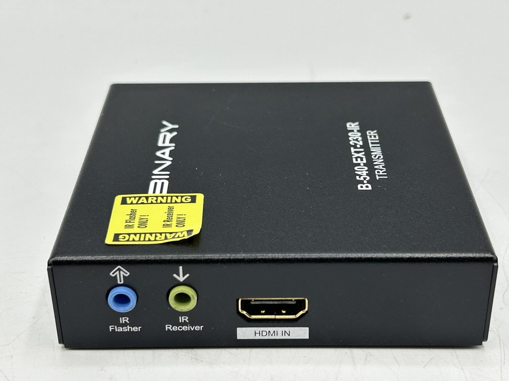 Binary B-540-EXT-230-IR Transmitter NO POWER ADAPTER - FREE SHIPPING