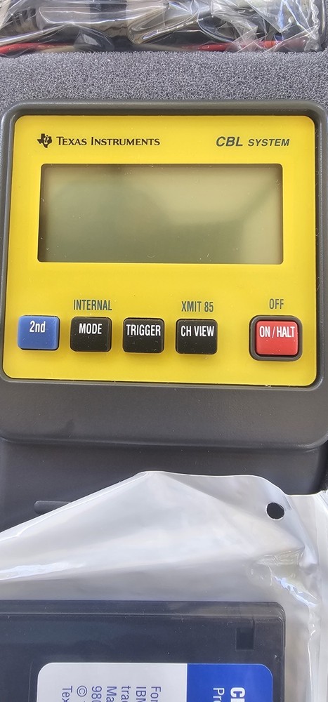 NEW Texas Instruments CBL System Laboratory Collecting Data Device WITH FLOPPY