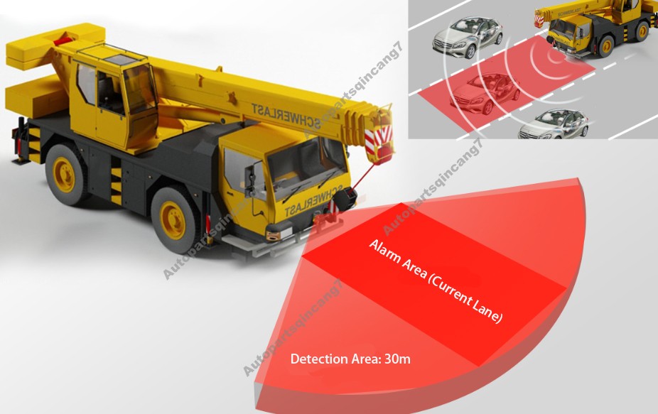 77GHz SR71 Low Speed Collision Avoidance Radar for Car ADAS