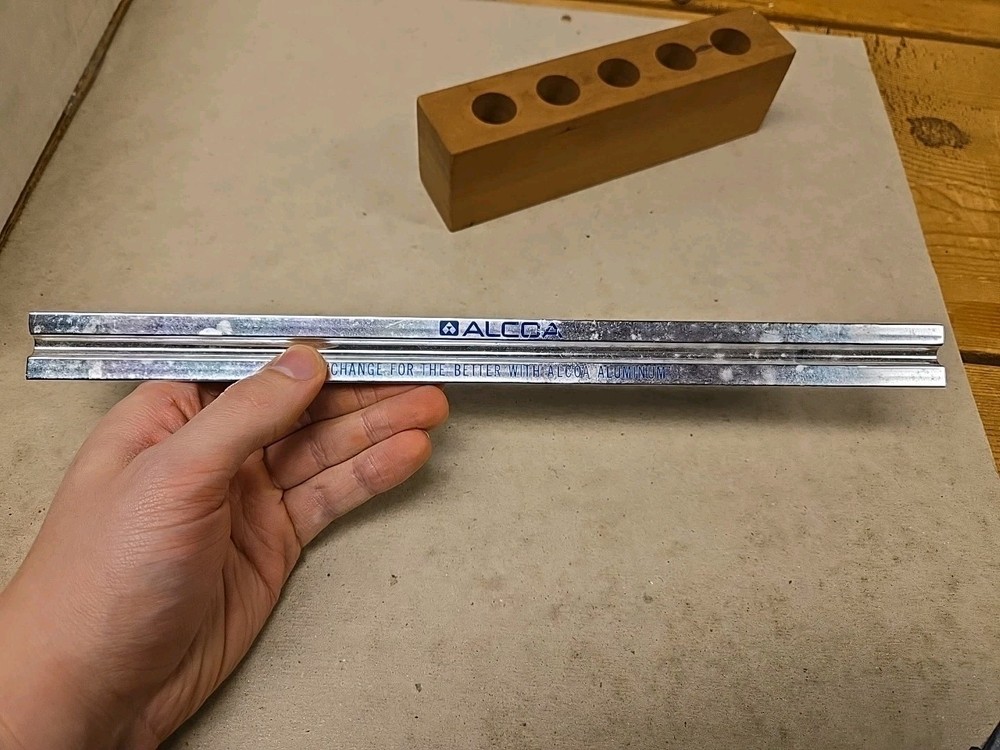 Rare Alcoa Scale Ruler Solid Aluminum Drafting/ Architect Ruler Rare 3 Sided