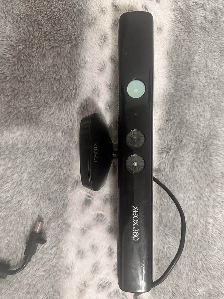 Microsoft Xbox 360 Kinect Motion Sensor Camera Black, Wired TESTED