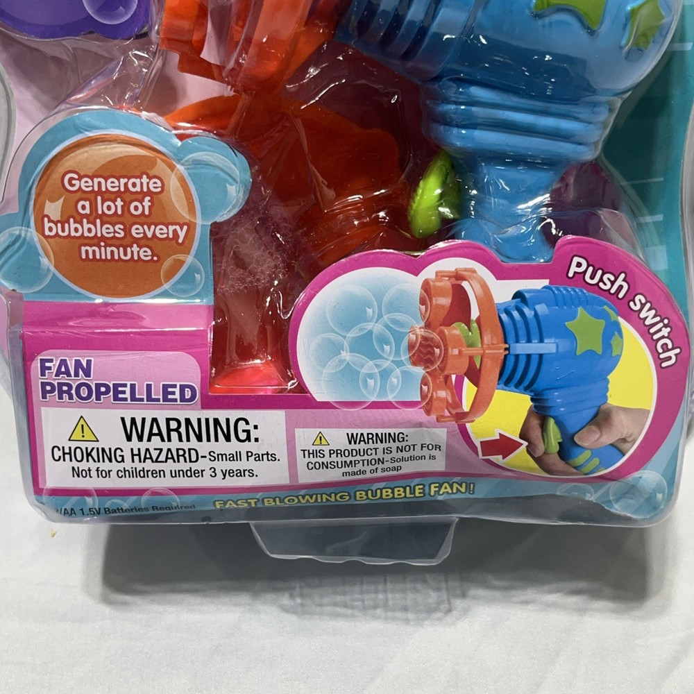 Bubble Cyclone Bubble Maker Fan Propelled New NIB
