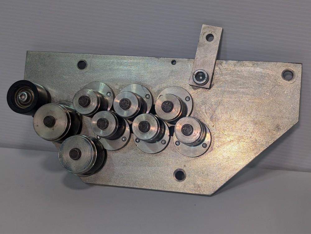 Endplate, 9-roller assembly, Streamfeeder SureFeed Bell Howell Pitney Bowes Bowe