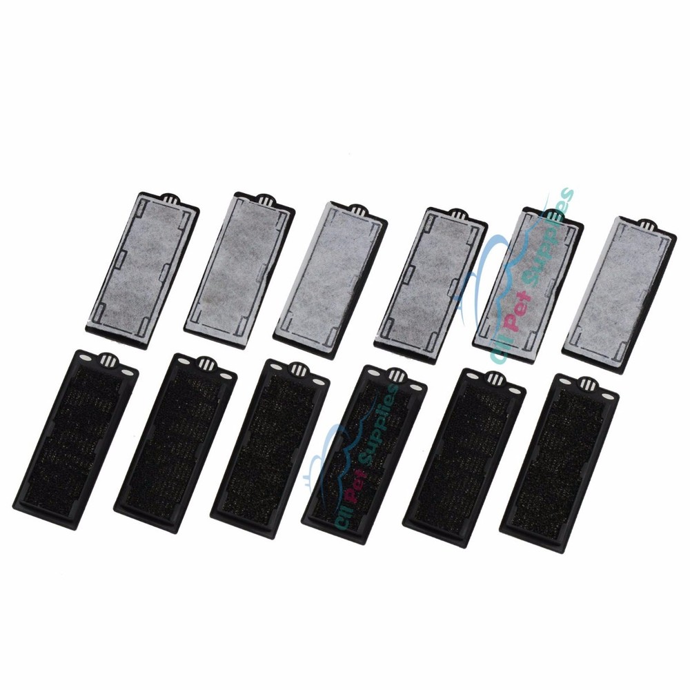 12 PCS Replacement Filter Cartridges for HOB Power Filter