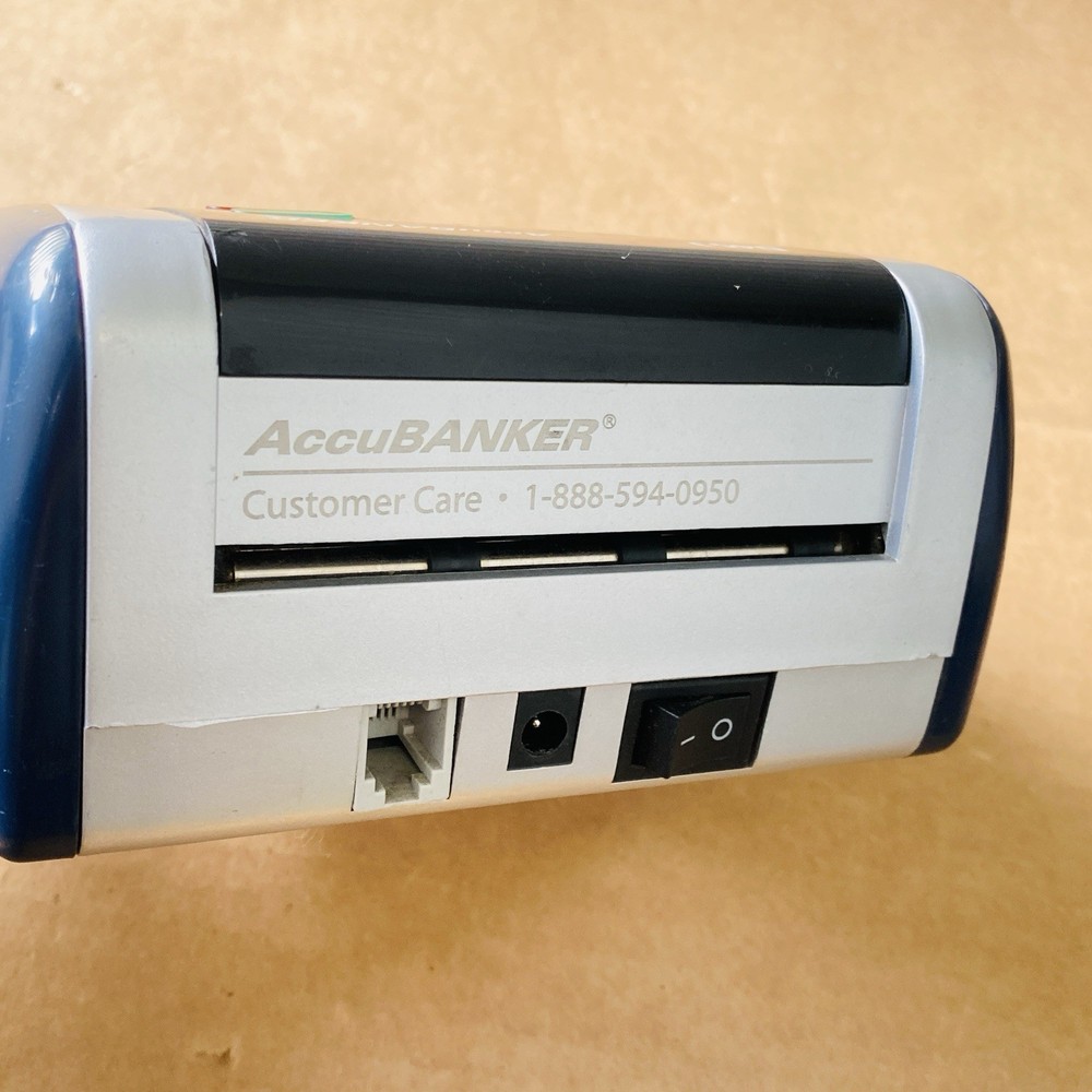 AccuBANKER ISA D450 Counterfeit Bill Detector w 5-Point Detection Methods Works
