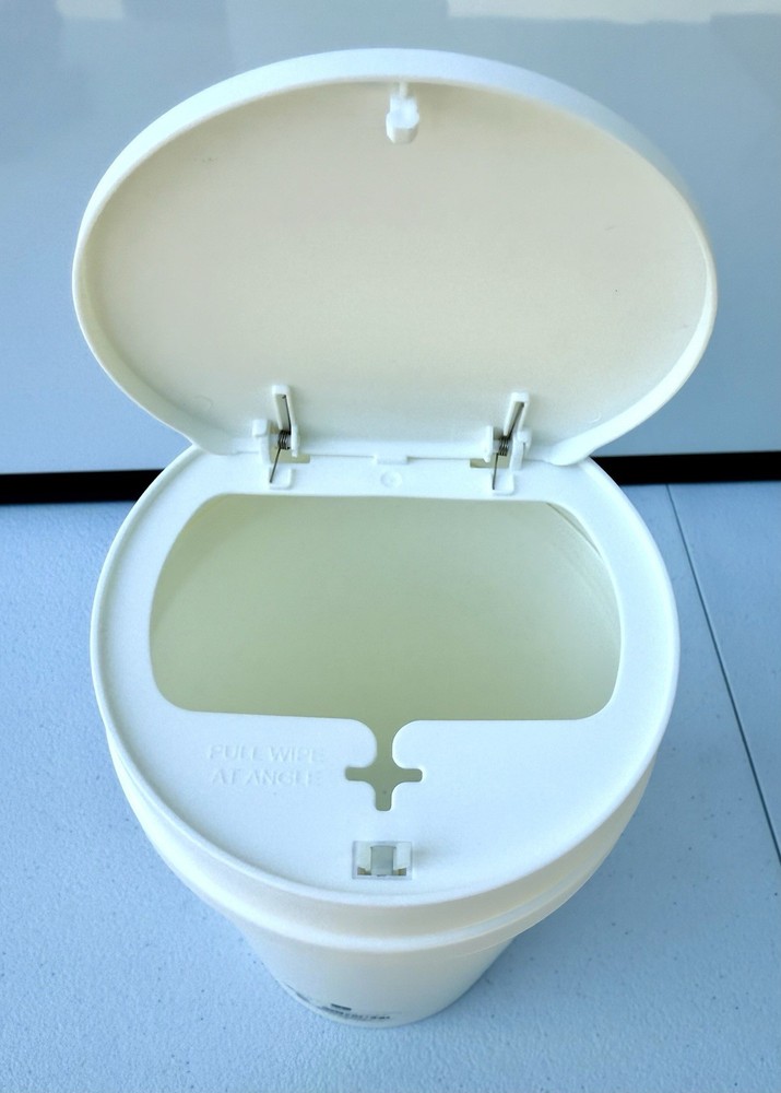 Wipes Dispenser White For Rolls