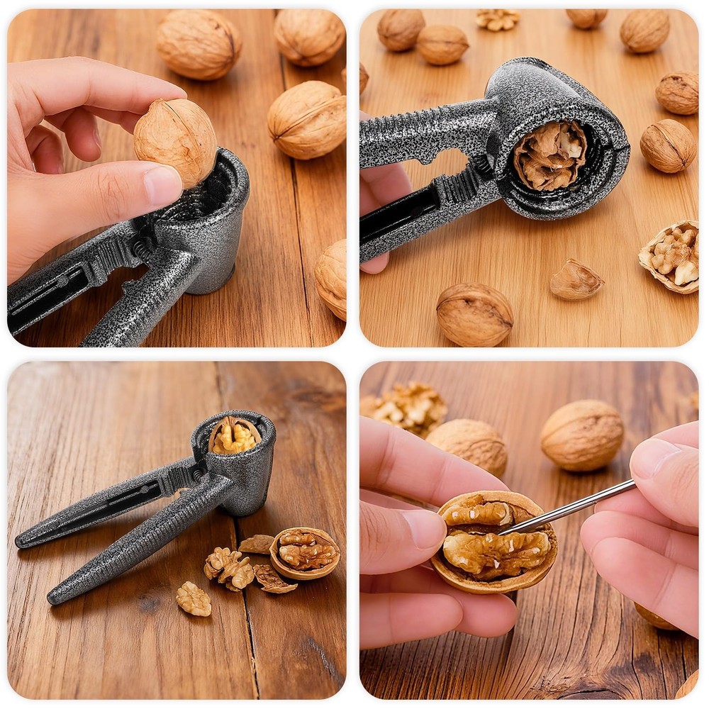Nut Crackers Tools Pecan Cracker, Walnut Clip medium, nutcracker with picks