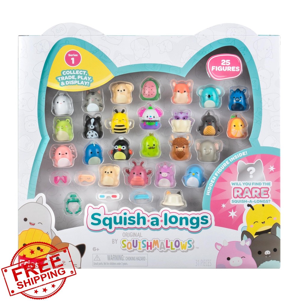 Squish-a-longs 25 Pack Series 1 Mini-Squish Set