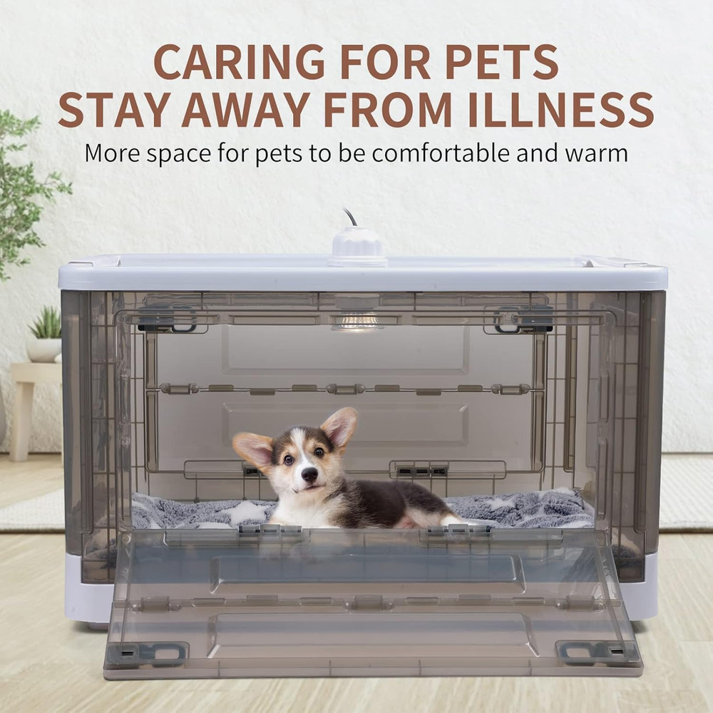 Puppy Incubator - Large PET Brooder Nursery with Heating, Kitten Incubator