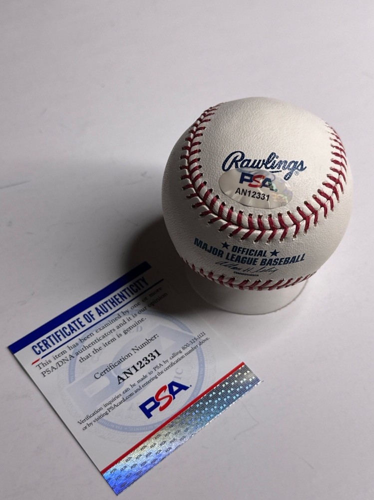 James McDonald Signed ROMLB Dodgers Baseball PSA AN12331