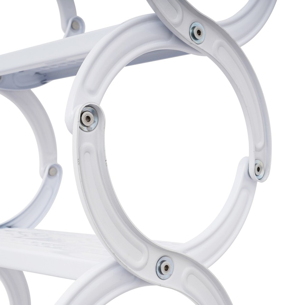 7 Steps Wall Mounted Retractable Ladder Pull Down Telescoping Step Ladders Attic