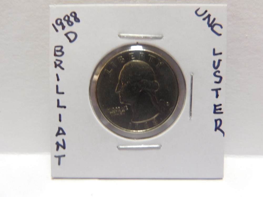 1988 D UNCIRCLATED  WASHINGTON QUARTER
