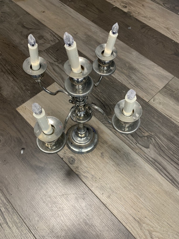 Candelabra Battery Powered With Remote Control