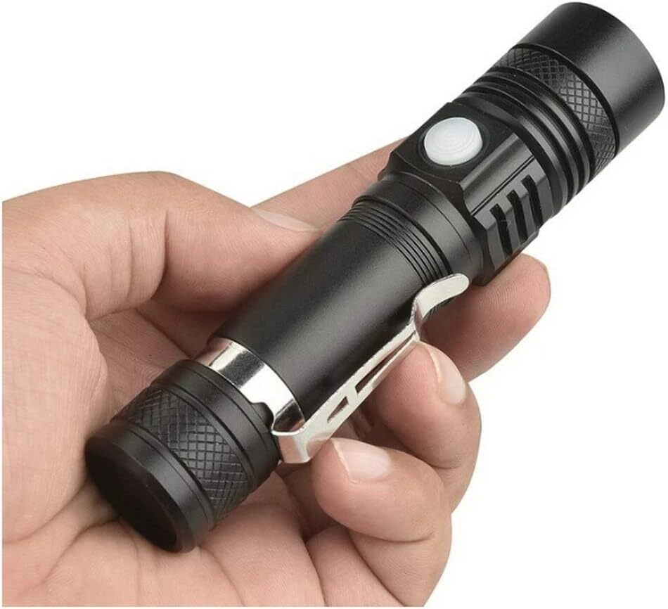 Handheld Rechargeable USB 7W Min Flashlight  (IL/RT6-20020-MINILEDFLASHLIGHT-...