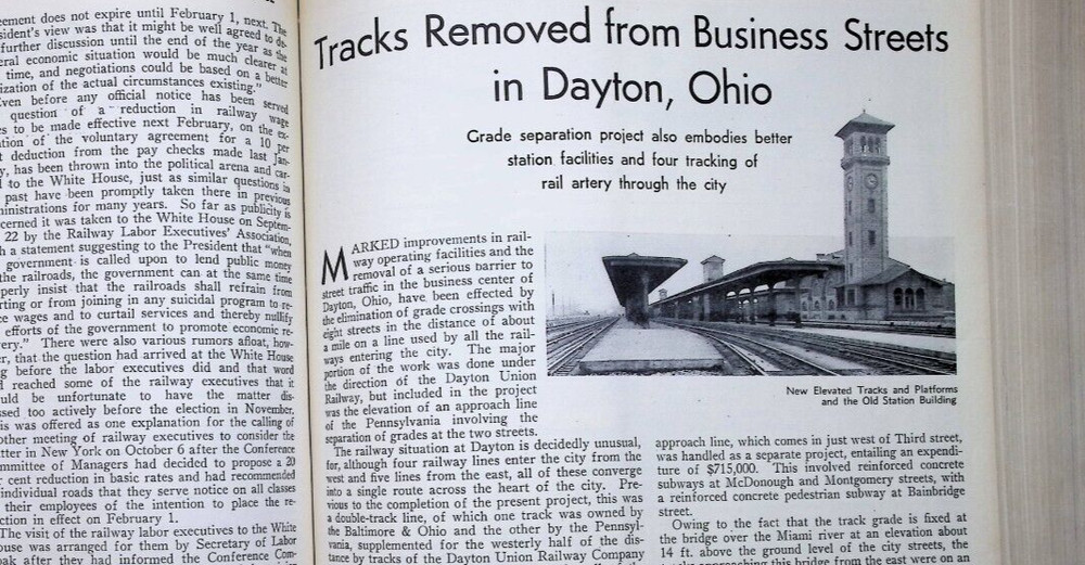 RAILWAY AGE Magazine, Bound Volume 93 (July - December 1932)