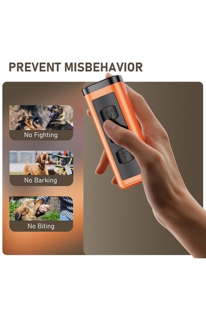 Dog Bark Deterrent Devices Rechargeable AntiBarking Device OPEN BOX