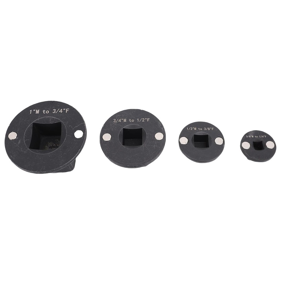 4PCS Insert Low Profile Impact Socket Adapter Set Drive Reducing 1in M-3/4in F