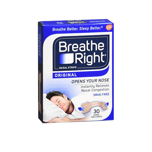 Nasal Strips Large Tan 30 Each By Breathe Right