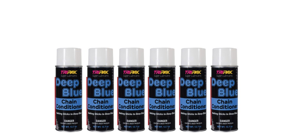 TRIPAK Deep Blue Chain Conditioner - Advanced Anti-Wear Formula (6 Pack)