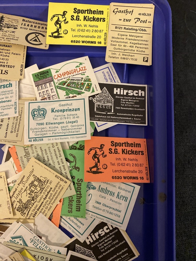 Assorted Matchbox Labels Most Foreign