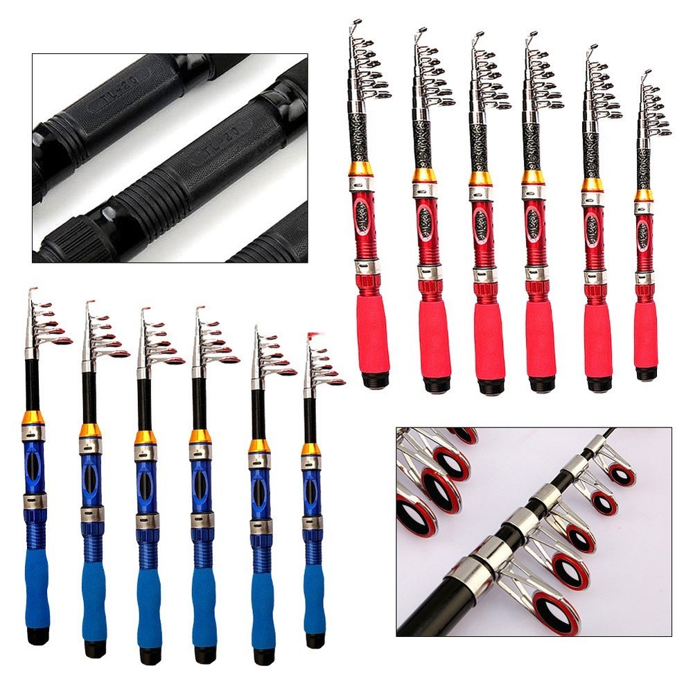 Compact Storage Telescopic Fishing Rod Efficient Catching Smooth Operation