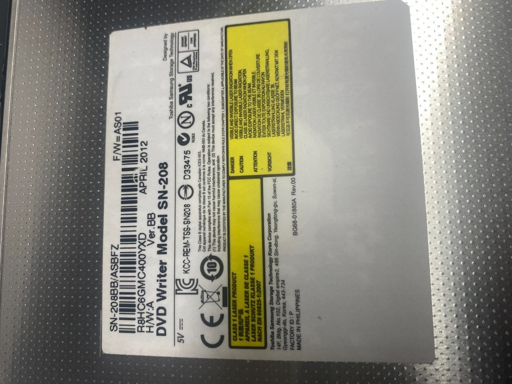 OEM ASUS K55A DVD Writer. Tested!