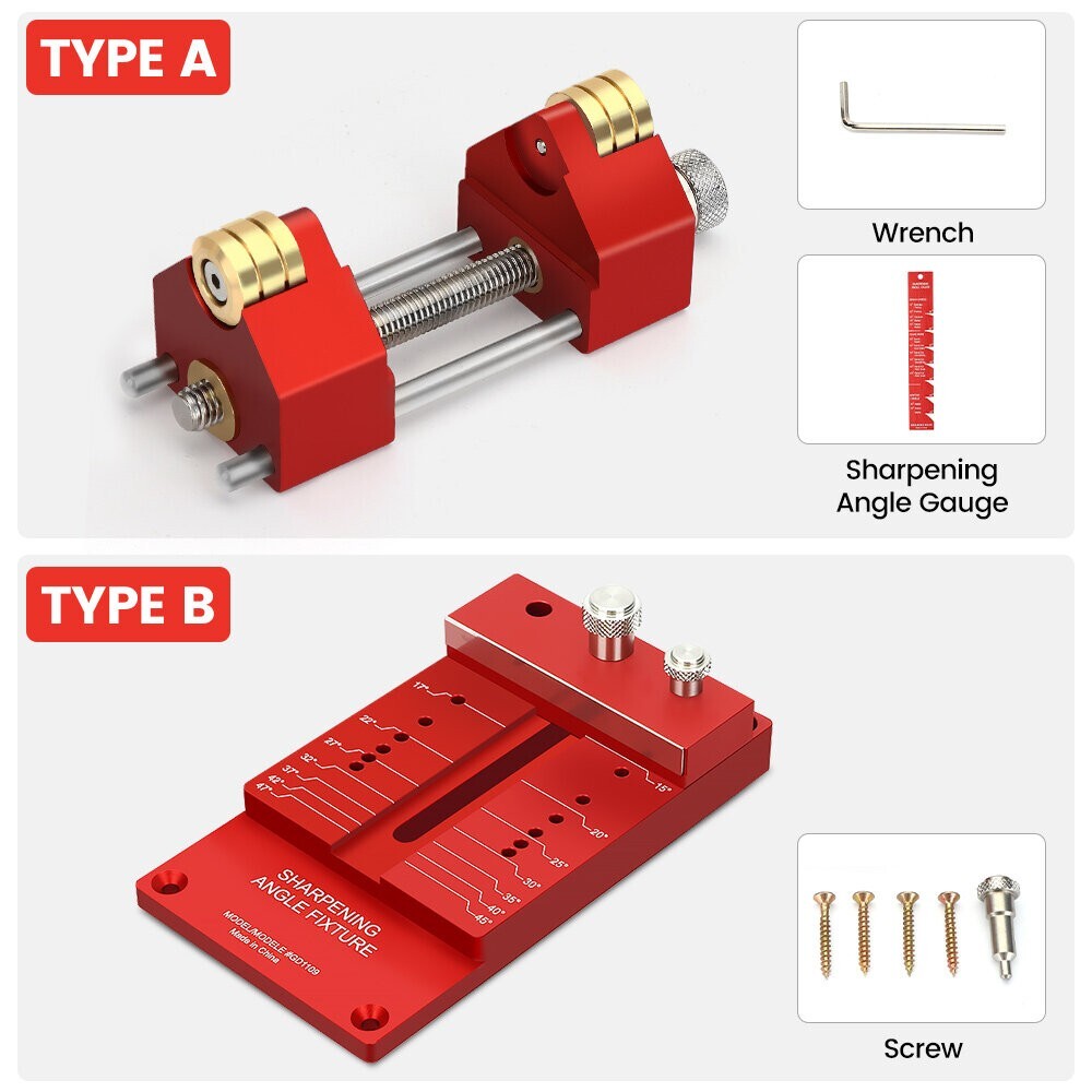 Mohoo Sharpening System Honing Guide Sharpening Holder Angle Fixture