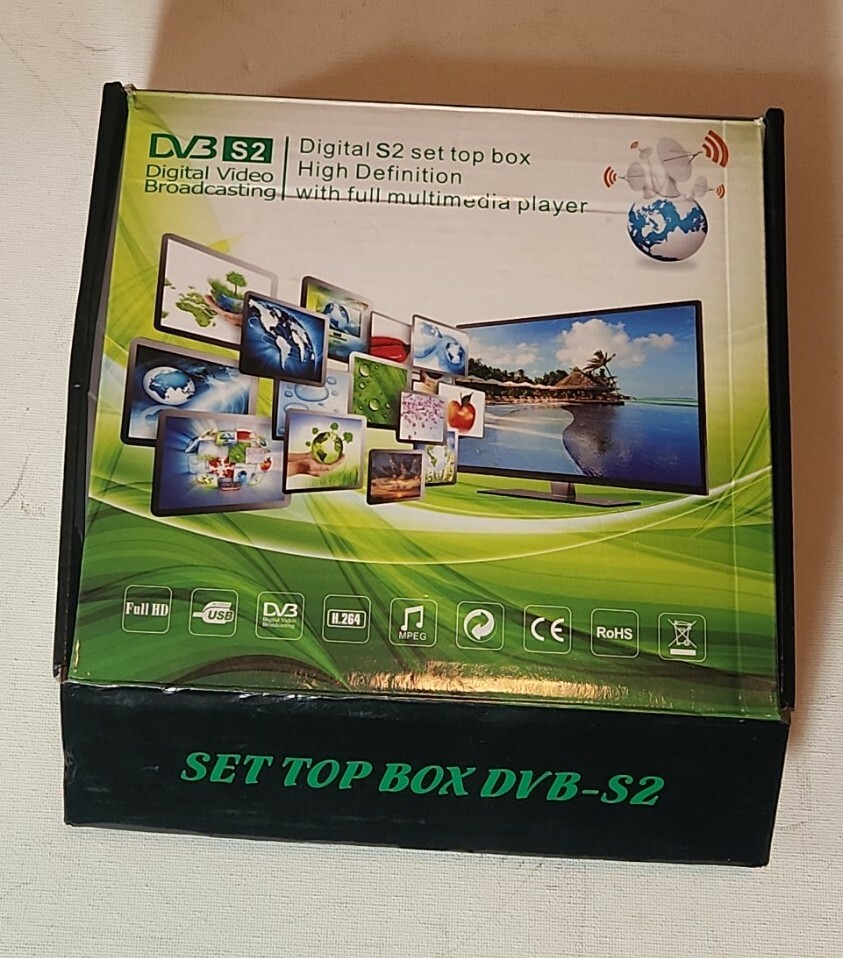 Dvb S2 Digital s2 Set tip box HD w/ multimedia player Open Box