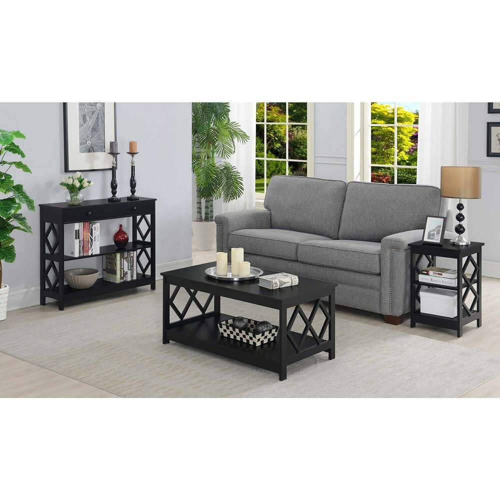 Convenience Concepts Diamond 1 Drawer Console Table