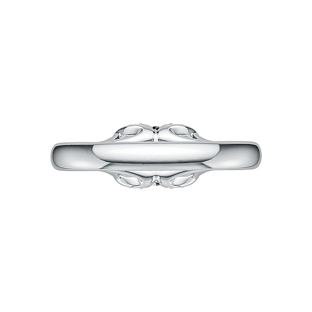 Sterling Silver Semi Mount Ring Setting Round RD 6.5x6.5mm