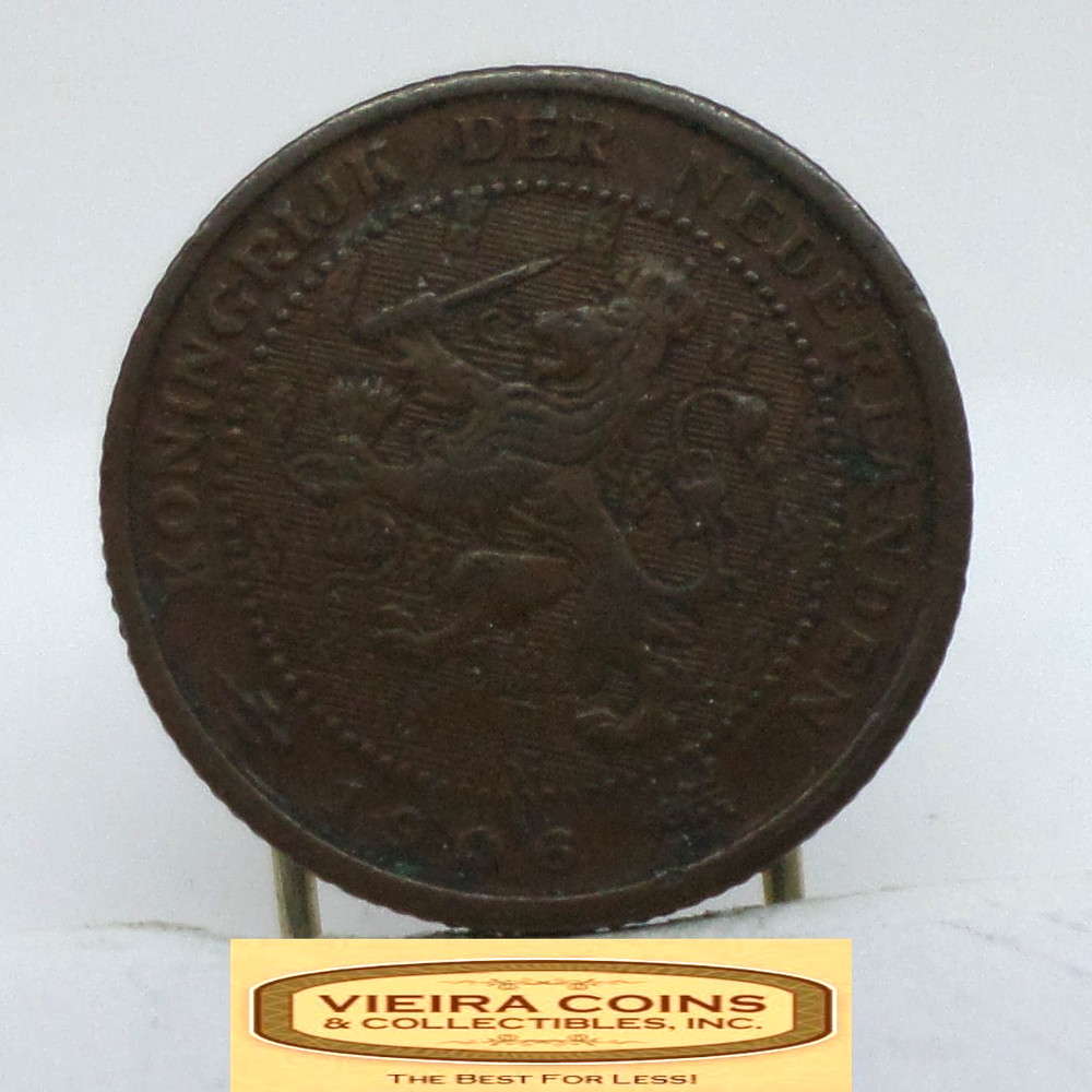 1906 Netherlands 1/2 Cent - #C57376NQ