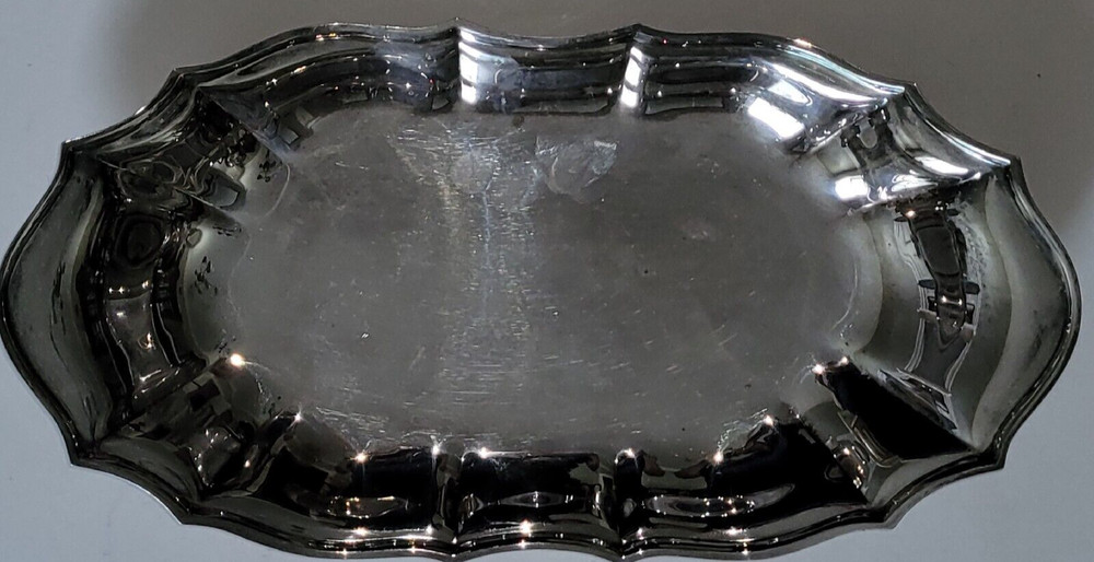 Vintage Oneida Silver Company Silverplate Chippendale Bowl